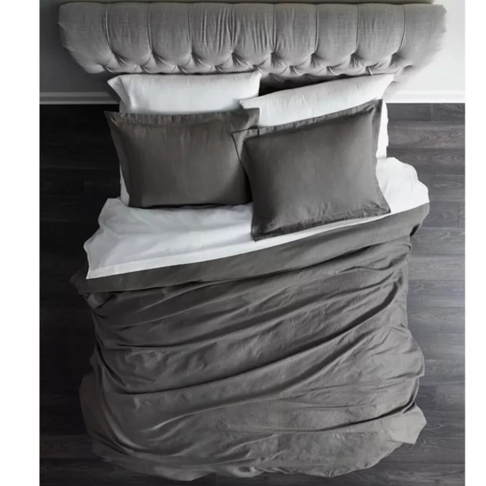 NEW BASKETWEAVE PEBBLE Full/Queen Duvet Cover